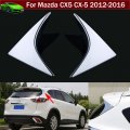 New 2pcs Abs Chrome Rear Tail Frame Molding Cover Trim Strip Emblems For Mazda Cx-5 Cx5 2013 2014 2015 2016 2017 2018 Not Fit