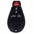 Ocpty 56046773ad 1 Pcs Flip Key Entry Remote Control Uncut Fob Transmitter Replacement For 2013-2016 Dodge Dart Aero Gt Limited