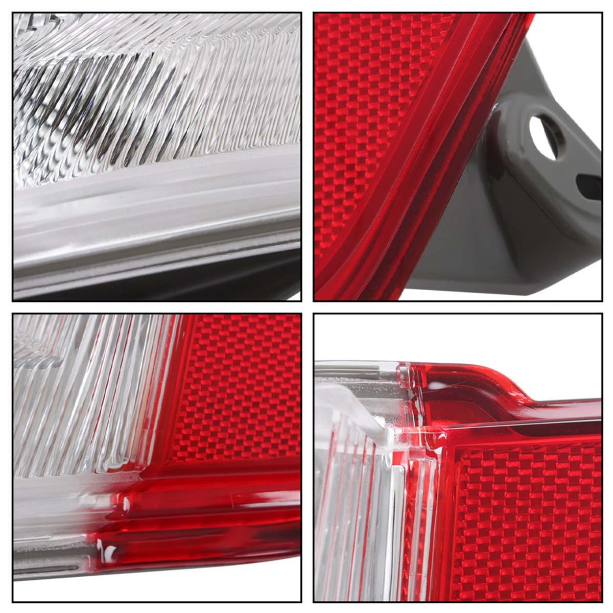 Left Driver Side Reversing Back Up Light Assembly For Pilot 2016 2017 2018 Replacement 34550 Tg7 A02 Ho2882100 Clear Red Lens