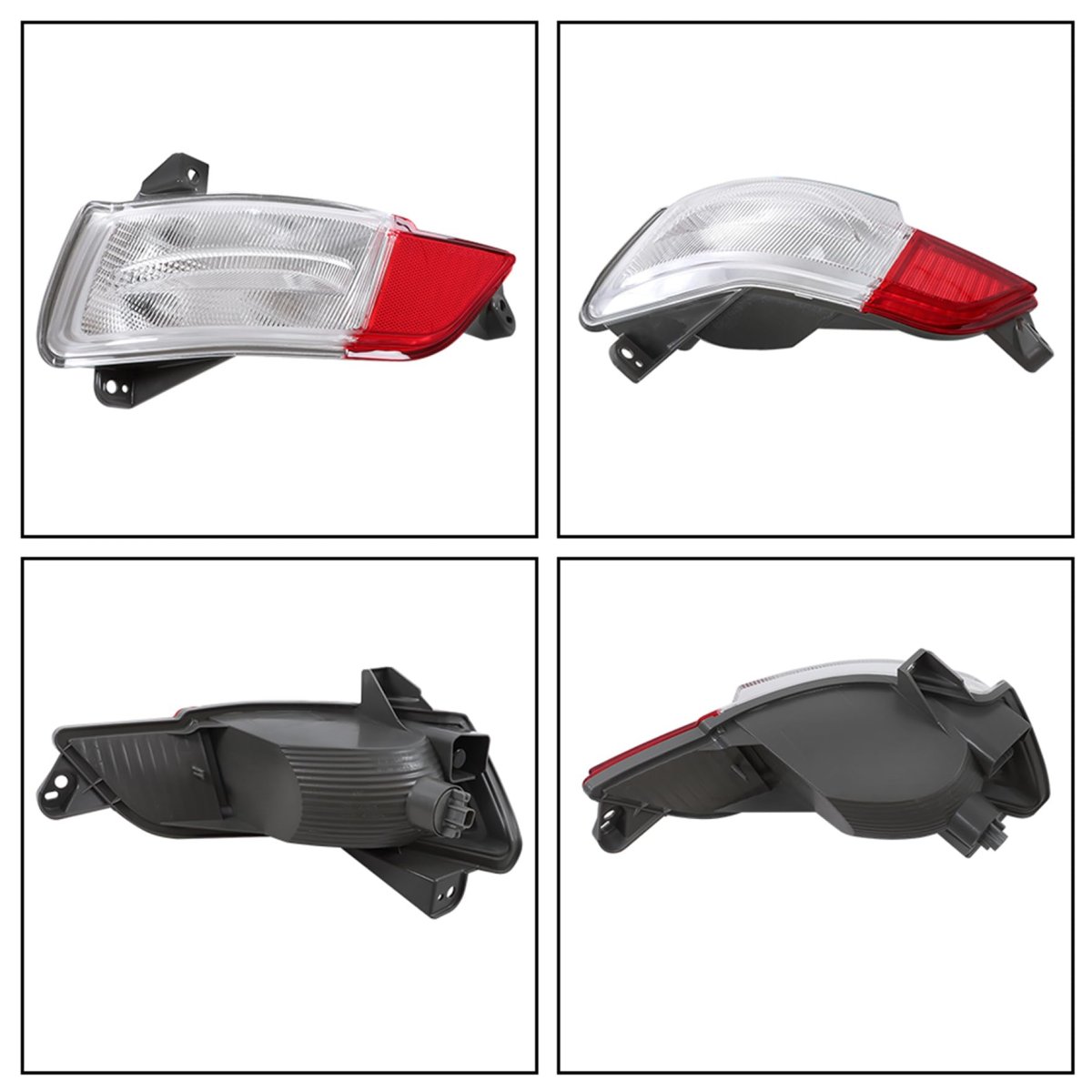 Left Driver Side Reversing Back Up Light Assembly For Pilot 2016 2017 2018 Replacement 34550 Tg7 A02 Ho2882100 Clear Red Lens
