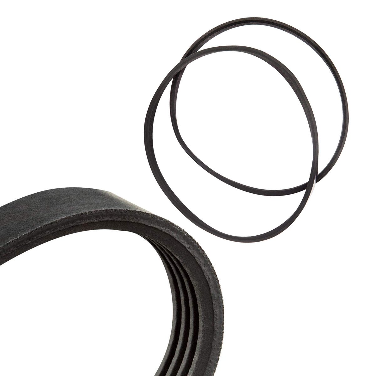 Motor Drive Belts Set For Pro Form Exercise Bike Pfex78915t0 High Strength Ribbed Rubber Replacement Belt Black