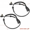 A-premium Abs Wheel Speed Sensor Compatible With Ford Models Transit 2010 Connect 2010-2013 Rear Driver And Passenger Side 2-pc