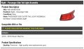 Right Passenger Side Outer Tail Light Assembly Compatible With 2016-2018 Nissan Maxima