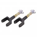 Bmr Suspension Utca047h Upper Control Arms Dom On-car Adjustable Rod Ends Black Hammertone 1968-1972 A-body 
