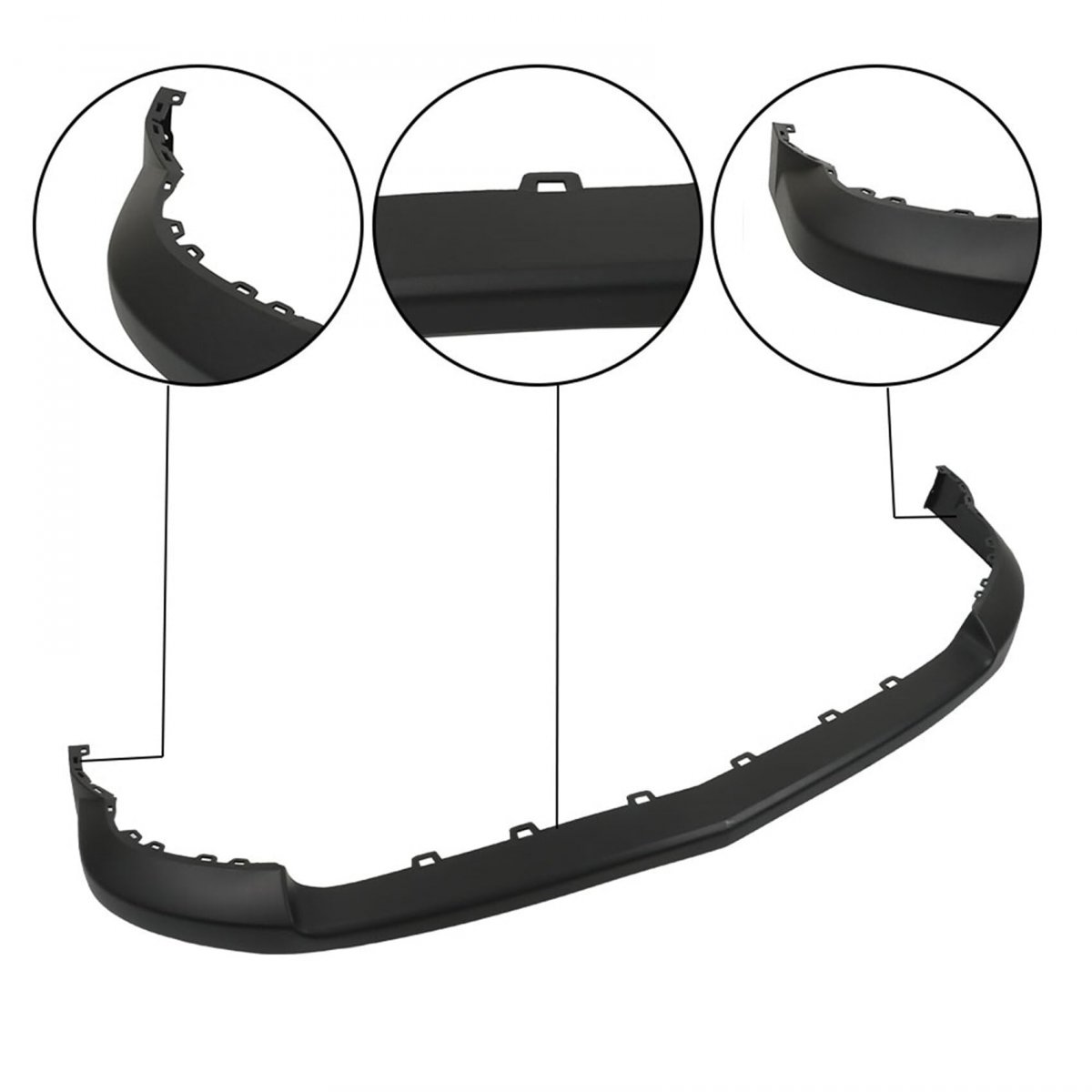 Primed Front Upper Bumper Cover Replacement For 2014-2015 Silverado 1500