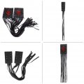 Qiilu 2pcs Universal Motorcycle Lever Covers Handlebar Tassel 15 Fringe Grip Cover Heavy Duty Black