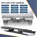 Rear Step Bumper Assembly Replacement For 1999-2006 Chevrolet Silverado Gmc Sierra 1500 1999-2004 2500 W O Parking Sensor Holes