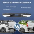 Rear Step Bumper Assembly Replacement For 1999-2006 Chevrolet Silverado Gmc Sierra 1500 1999-2004 2500 W O Parking Sensor Holes