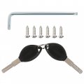 Hecasa Locking Fuel Door Compatible With Hmmwv Humvee Hummer H1 Any Model M998 M1123 M1045 M1167 M1042 M1035a2 Black Powder