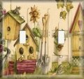 Snazzyswitch Bird Lover 2 Decorative Light Switch Cover Double Toggle Wall Plate 