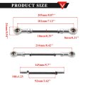 Pro Bat 2pcs 145mm 71 Universal 8 1 X 5 16 8mm Tie Rod End Steering Kit Go Kart Off Road Dirt Bike Atv