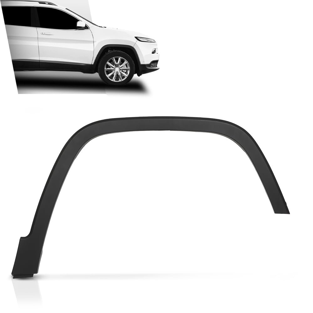 Front Right Fender Flare Trim For Jeep Cherokee 2014 2018 Passenger Side Wheel Molding Arch Fits Models Without Off Road