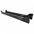 Hecasa Side Skirts Replacement Compatible With 2006-2011 Honda Civic 4 Door Sedan Rocker Panels Guard Extension Splitter Black