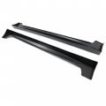 Hecasa Side Skirts Replacement Compatible With 2006-2011 Honda Civic 4 Door Sedan Rocker Panels Guard Extension Splitter Black