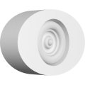 Ekena Millwork Rosp040x028x100dal02-case-2 Standard Dalton Bullseye Rosette With Square Edge W X 2 3 4 H 1 P 2-pack 