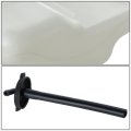 Mi3014106 Factory Style Car Coolant Reservoir Overflow Bottle Tank With Cap Compatible Mitsubishi Galant 1994-1998 Bare White