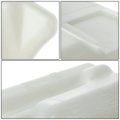 Mi3014106 Factory Style Car Coolant Reservoir Overflow Bottle Tank With Cap Compatible Mitsubishi Galant 1994-1998 Bare White