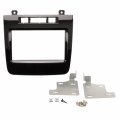 Scosche Vw2354ddb For 2010-14 Vw Touareg Iso Double Din Dash Kit Black 