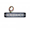 Astra Depot 20pcs Amber White 30w 6-led Ip68 Emergency Warning Hazard Surface Mount Synchronous Flashing Strobe Light Car Truck