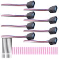 8pcs Ignition Coil Connector Wire Harness Plug Adapters For Honda Accord Civic Crv Element Odyssey Pilot Ridgeline S2000 And 