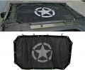 Sunshade Top Cover With Five Star For 2007-2017 Jeep Wrangler Jk Jku Uv Protection