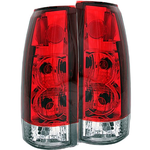 Anzo Usa 211140 Cadillac Chevrolet Gmc Red Clear G5 Tail Light Assembly Sold In Pairs
