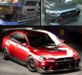 Cuztom Tuning Fits For 2008-2017 Lancer Evo X 10 Mr Blue Front Rear Folding Ring Screw On Style Racing Tow Hook