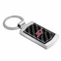 Ipick Image For Ford St Real Black Carbon Fiber Chrome Metal Case Key Chain Keychain Official Licensed