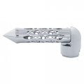United Pacific 70647 Manual Transmission Shift Knob Chrome Brooklyn 13 15 18 Speed Spike Gearshift With Adapt 