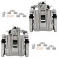 Silvery Rear Left Right 2 Brake Calipers Fit For Audi Tt 2000-2006 For Volkswagen Beetle 2000-2010 Golf