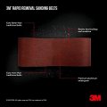 3m Rapid Removal 3 In X 18 Power Sanding Belt 80 Grit 1 Pack