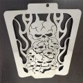 Httmt Mt298-07-s Skull Radiator Grille Guard Cover Protector Compatible With 2006-2013 Suzuk Boulevard M109