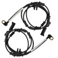 Zreneyfex 2pcs Als3028 Front Driver And Passenger Side Abs Wheel Speed Sensor Replacement For Ram 2500 L6 6 7l 2014-2018 