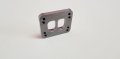 T3 Divided To T4 Turbo Inlet Adapter Flange 0 5 In Thickness For Hx30 Hx35 S300 S200 Cnc Machined Undivided Open Port 