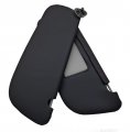 Autoguru Sunvisors Cover Skin Pvc Leather Made For Dodge Ram 1500 2500 3500 1994-2001 Black 
