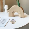 Ganazono Crafts Quartz Clock Insert Head Diy Mechanism Roman Number Inserts Face Vintage Rome Round Metal
