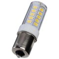 Satco 4 5w Mini Led Ba15s Bayonet Single Contact 120v 5000k Clear Finish Bulb 