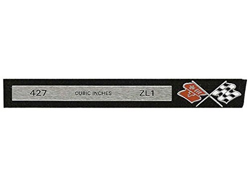 1969 Corvette Console Engine Data Plate Zl-1 427