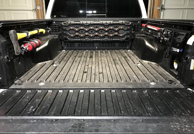 Bed Molle System Fits 2005-2023 Toyota Tacoma Rear Panel Driver Bakflip