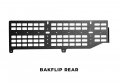Bed Molle System Fits 2005-2023 Toyota Tacoma Rear Panel Driver Bakflip