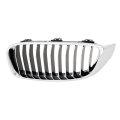 Driver Side Grille For Bmw 435i Xdrive 2014 2015 2016 Abs Plastic Chrome Shell Textured Black With Molding Luxury Line Model 