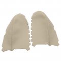 Secosautoparts Armrest Cover Front Door Rear Back Panels Leather Beige Tan Compatible With 2009 2010 2011 2012 2013 2014 2015