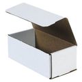 Aviditi M843 Corrugated Mailer 8 Length X 4 Width 3 Height Oyster White Bundle Of 50 