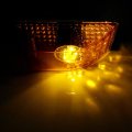 Ocpty Marker Lights 5pcs Cab Light Amber Top Roof Running Covers With T10 White Bulbs Replacement Assembly For 2003-2009 Hummer