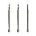 H8 Magnetic Nut Driver Setter 8mm 5 16 In Hex 6 Extra Long Chrome Vanadium Steel Set Of 3 Dark Gray Crump 