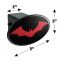 To The Batman Oval Tow Trailer Hitch Cover Plug Insert