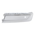 Chrome Rear Bumper End Right For F150 2021 2023 Steel Replacement With Park Assist Sensors Holes Silver Finish