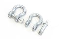 2 Pak 3 8 10mm Galvanized D Ring Shackle 75 Ton Boat Marine Anchor Screw Pin