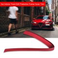 Front Grill Decoration Frame Cover Trim Grille Outline Car For Alfa Romeo Stelvio A 2017 2018 2019