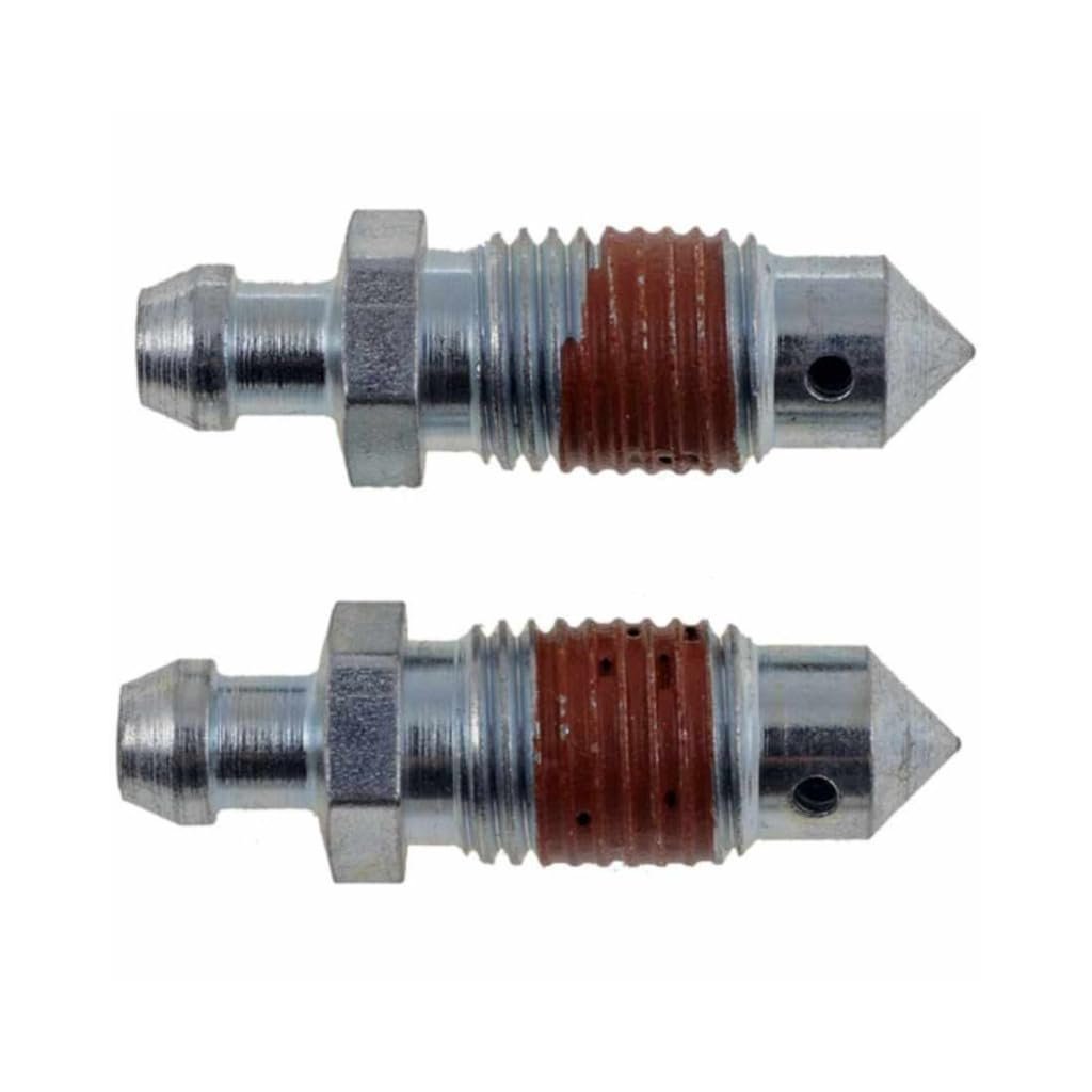 Brake Bleeder Screws Ford Bronco And F 150990 To 1996 2 Piece Steel Set 7 16 In 20 By 1 1 4 Bolt Thread Replacement For